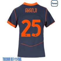 Echipament fotbal Inter Milan Manuel Akanji #25 Tricou Treilea 2025-26 pentru femei maneca scurta