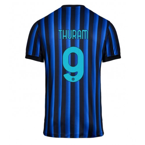 Echipament fotbal Inter Milan Marcus Thuram #9 Tricou Acasa 2025-26 maneca scurta Echipament fotbal Inter Milan Marcus Thuram #9 Tricou Acasa 2025-26 maneca scurta