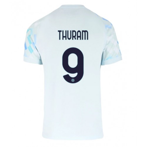 Echipament fotbal Inter Milan Marcus Thuram #9 Tricou Deplasare 2025-26 maneca scurta Echipament fotbal Inter Milan Marcus Thuram #9 Tricou Deplasare 2025-26 maneca scurta