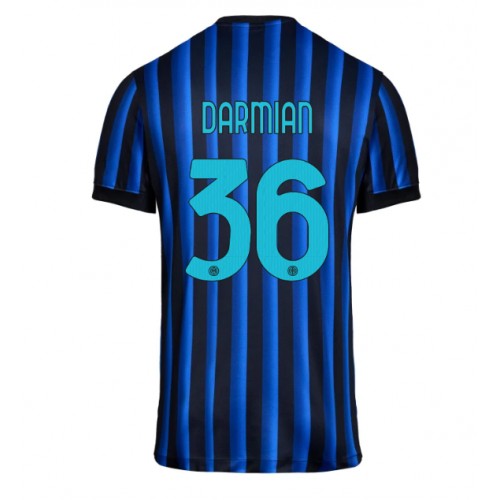 Echipament fotbal Inter Milan Matteo Darmian #36 Tricou Acasa 2025-26 maneca scurta Echipament fotbal Inter Milan Matteo Darmian #36 Tricou Acasa 2025-26 maneca scurta