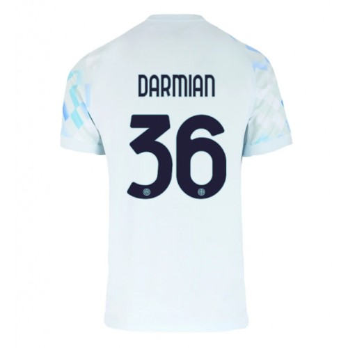 Echipament fotbal Inter Milan Matteo Darmian #36 Tricou Deplasare 2025-26 maneca scurta Echipament fotbal Inter Milan Matteo Darmian #36 Tricou Deplasare 2025-26 maneca scurta