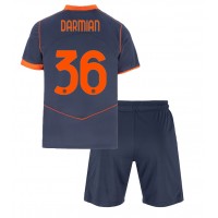 Echipament fotbal Inter Milan Matteo Darmian #36 Tricou Treilea 2025-26 pentru copii maneca scurta (+ Pantaloni scurti)