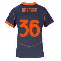 Echipament fotbal Inter Milan Matteo Darmian #36 Tricou Treilea 2025-26 pentru femei maneca scurta