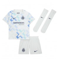 Echipament fotbal Inter Milan Nicolo Barella #23 Tricou Deplasare 2025-26 pentru copii maneca scurta (+ Pantaloni scurti)