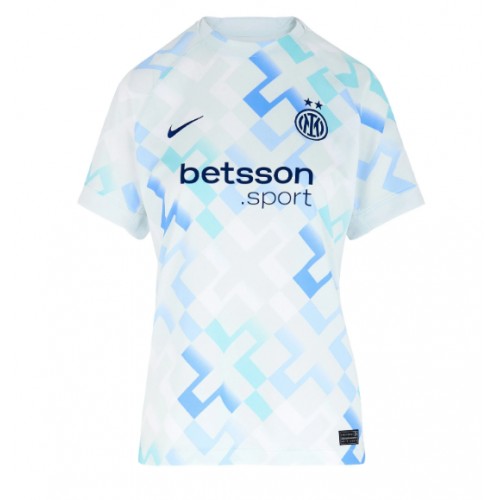Echipament fotbal Inter Milan Nicolo Barella #23 Tricou Deplasare 2025-26 pentru femei maneca scurta Echipament fotbal Inter Milan Nicolo Barella #23 Tricou Deplasare 2025-26 pentru femei maneca scurta