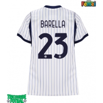 Echipament fotbal Inter Milan Nicolo Barella #23 Tricou Deplasare 2026-27 pentru femei maneca scurta