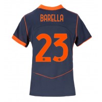 Echipament fotbal Inter Milan Nicolo Barella #23 Tricou Treilea 2025-26 pentru femei maneca scurta