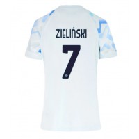Echipament fotbal Inter Milan Piotr Zielinski #7 Tricou Deplasare 2025-26 pentru femei maneca scurta