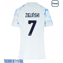 Echipament fotbal Inter Milan Piotr Zielinski #7 Tricou Deplasare 2025-26 pentru femei maneca scurta