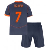 Echipament fotbal Inter Milan Piotr Zielinski #7 Tricou Treilea 2025-26 pentru copii maneca scurta (+ Pantaloni scurti)