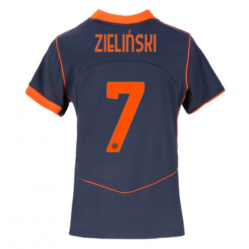 Echipament fotbal Inter Milan Piotr Zielinski #7 Tricou Treilea 2025-26 pentru femei maneca scurta Echipament fotbal Inter Milan Piotr Zielinski #7 Tricou Treilea 2025-26 pentru femei maneca scurta