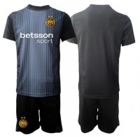 Echipament fotbal Inter Milan Portar Tricou Acasa 2025-26 pentru copii maneca scurta (+ Pantaloni scurti)