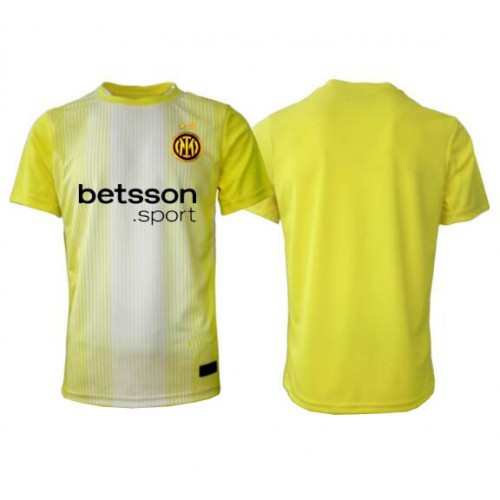 Echipament fotbal Inter Milan Portar Tricou Deplasare 2025-26 maneca scurta Echipament fotbal Inter Milan Portar Tricou Deplasare 2025-26 maneca scurta