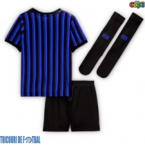 Echipament fotbal Inter Milan Tricou Acasa 2025-26 pentru copii maneca scurta (+ Pantaloni scurti)