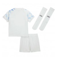 Echipament fotbal Inter Milan Tricou Deplasare 2025-26 pentru copii maneca scurta (+ Pantaloni scurti)