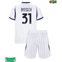 Echipament fotbal Inter Milan Yann Bisseck #31 Tricou Deplasare 2026-27 pentru copii maneca scurta (+ Pantaloni scurti)