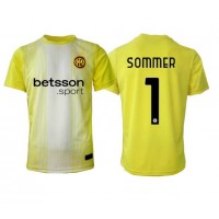 Echipament fotbal Inter Milan Yann Sommer #1 Portar Tricou Deplasare 2025-26 maneca scurta
