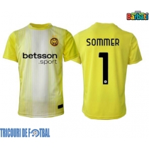 Echipament fotbal Inter Milan Yann Sommer #1 Portar Tricou Deplasare 2025-26 maneca scurta