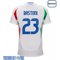 Echipament fotbal Italia Alessandro Bastoni #23 Tricou Deplasare European 2024 maneca scurta