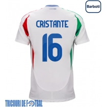 Echipament fotbal Italia Bryan Cristante #16 Tricou Deplasare European 2024 maneca scurta