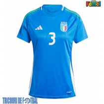 Echipament fotbal Italia Federico Dimarco #3 Tricou Acasa European 2024 pentru femei maneca scurta