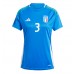 Echipament fotbal Italia Federico Dimarco #3 Tricou Acasa European 2024 pentru femei maneca scurta Echipament fotbal Italia Federico Dimarco #3 Tricou Acasa European 2024 pentru femei maneca scurta