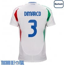 Echipament fotbal Italia Federico Dimarco #3 Tricou Deplasare European 2024 maneca scurta