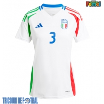 Echipament fotbal Italia Federico Dimarco #3 Tricou Deplasare European 2024 pentru femei maneca scurta
