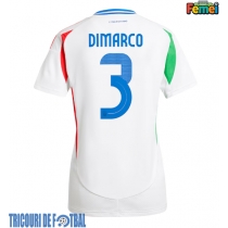 Echipament fotbal Italia Federico Dimarco #3 Tricou Deplasare European 2024 pentru femei maneca scurta