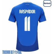Echipament fotbal Italia Giacomo Raspadori #11 Tricou Acasa European 2024 maneca scurta