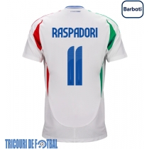 Echipament fotbal Italia Giacomo Raspadori #11 Tricou Deplasare European 2024 maneca scurta