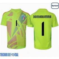 Echipament fotbal Italia Gianluigi Donnarumma #1 Portar Tricou Acasa European 2024 maneca scurta