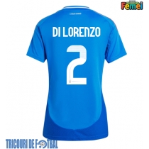Echipament fotbal Italia Giovanni Di Lorenzo #2 Tricou Acasa European 2024 pentru femei maneca scurta