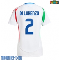 Echipament fotbal Italia Giovanni Di Lorenzo #2 Tricou Deplasare European 2024 pentru femei maneca scurta
