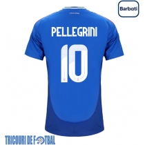 Echipament fotbal Italia Lorenzo Pellegrini #10 Tricou Acasa European 2024 maneca scurta