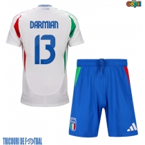 Echipament fotbal Italia Matteo Darmian #13 Tricou Deplasare European 2024 pentru copii maneca scurta (+ Pantaloni scurti)