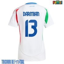 Echipament fotbal Italia Matteo Darmian #13 Tricou Deplasare European 2024 pentru femei maneca scurta