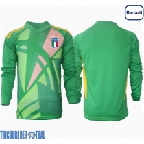 Echipament fotbal Italia Portar Tricou Deplasare European 2024 maneca lunga