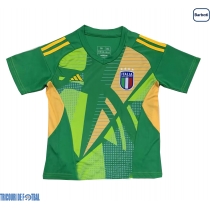 Echipament fotbal Italia Portar Tricou Deplasare European 2024 maneca scurta