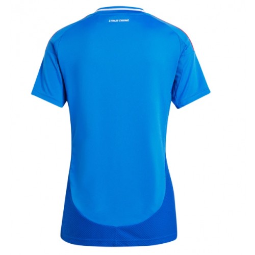 Echipament fotbal Italia Tricou Acasa European 2024 pentru femei maneca scurta Echipament fotbal Italia Tricou Acasa European 2024 pentru femei maneca scurta