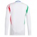Echipament fotbal Italia Tricou Deplasare European 2024 maneca lunga Echipament fotbal Italia Tricou Deplasare European 2024 maneca lunga
