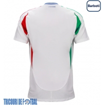 Echipament fotbal Italia Tricou Deplasare European 2024 maneca scurta
