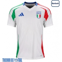 Echipament fotbal Italia Tricou Deplasare European 2024 maneca scurta