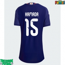 Echipament fotbal Japonia Daichi Kamada #15 Tricou Acasa Mondial 2026 pentru femei maneca scurta