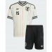 Echipament fotbal Japonia Daichi Kamada #15 Tricou Deplasare Mondial 2026 pentru copii maneca scurta (+ Pantaloni scurti)