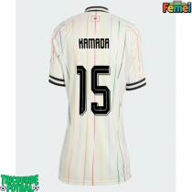 Echipament fotbal Japonia Daichi Kamada #15 Tricou Deplasare Mondial 2026 pentru femei maneca scurta