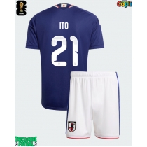 Echipament fotbal Japonia Hiroki Ito #21 Tricou Acasa Mondial 2026 pentru copii maneca scurta (+ Pantaloni scurti)