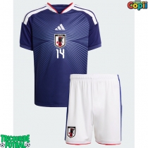 Echipament fotbal Japonia Junya Ito #14 Tricou Acasa Mondial 2026 pentru copii maneca scurta (+ Pantaloni scurti)