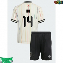 Echipament fotbal Japonia Junya Ito #14 Tricou Deplasare Mondial 2026 pentru copii maneca scurta (+ Pantaloni scurti)