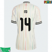 Echipament fotbal Japonia Junya Ito #14 Tricou Deplasare Mondial 2026 pentru femei maneca scurta